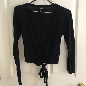Forever21 black tie top